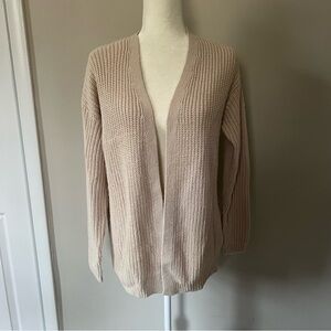 Women's Cream Cardigan Sweater